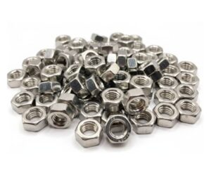 Tuercas hexagonales de acero galvanizado