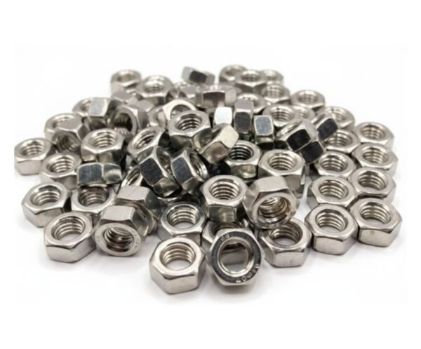 Tuercas hexagonales de acero galvanizado