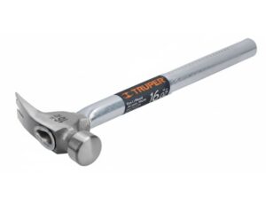 Martillo tubular pulido, uña recta de 16 oz