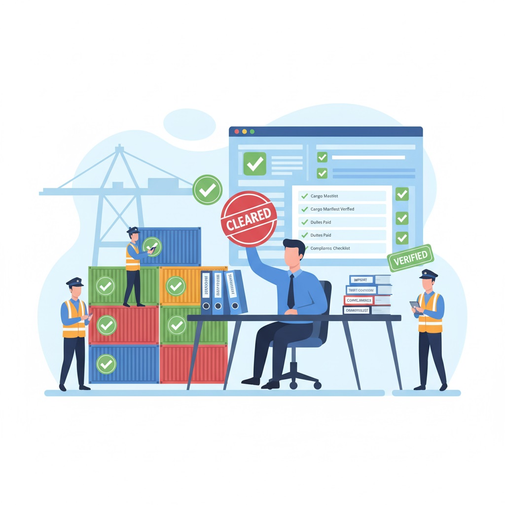 Despacho aduanal y liberación de mercancías 